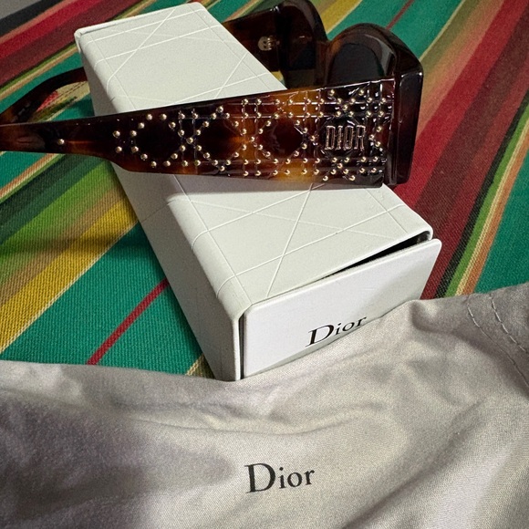 Dior Tortoise Shell Sunglasses - Picture 2 of 3